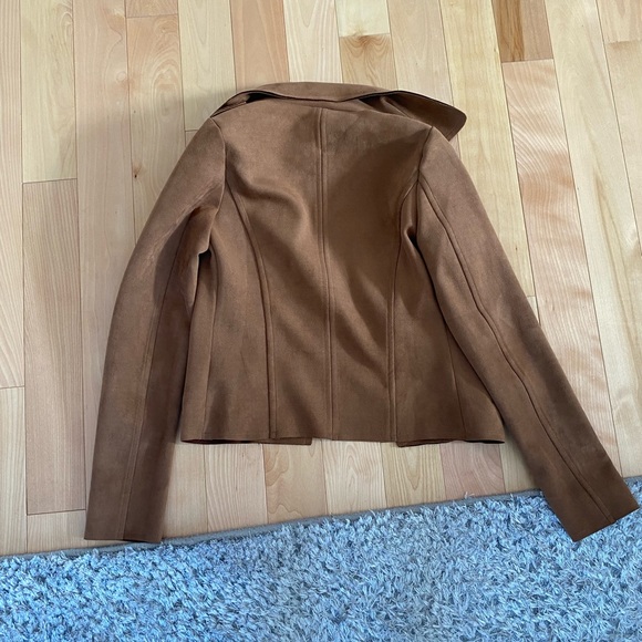 Suedette blazer with no zipper size. xxs - Picture 8 of 10